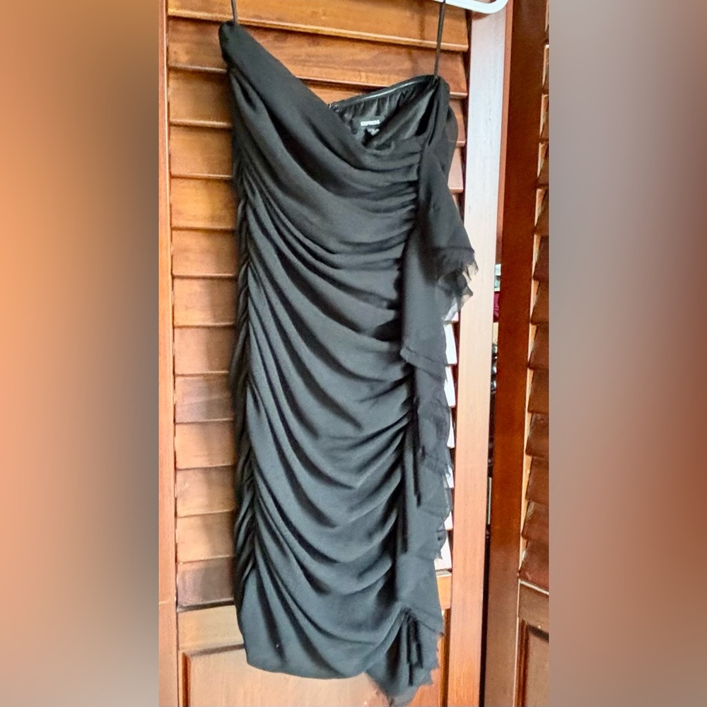 Black Strapless Dress | Express | Size 4